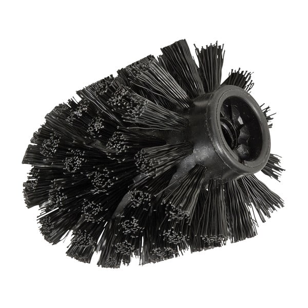 Czarna zapasowa głowica do szczotki do WC Wenko, ø 8,5 cm
