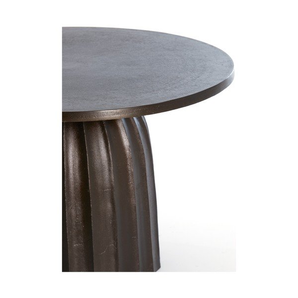 Metalowy okrągły stolik ø 60 cm Veglia – Light & Living-image-2