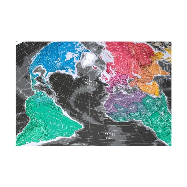 Szerokokątna mapa w przezroczystym etui The Future Mapping Company Future Map, 101x58 cm-image-1