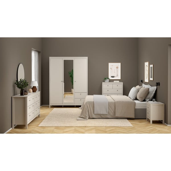 Szarobeżowa szafka nocna Madrid – Tvilum-image-1