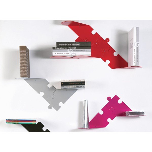 Półka Puzzle, czarna-image-2