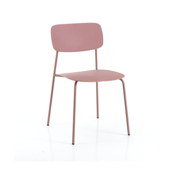 Różowe krzesła zestaw 2 szt. Primary – Tomasucci