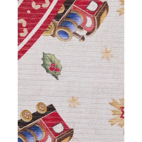 Czerwony okrągły dywan ze świątecznym motywem ø 160 cm Toy's Delight Train – Villeroy&Boch-image-4