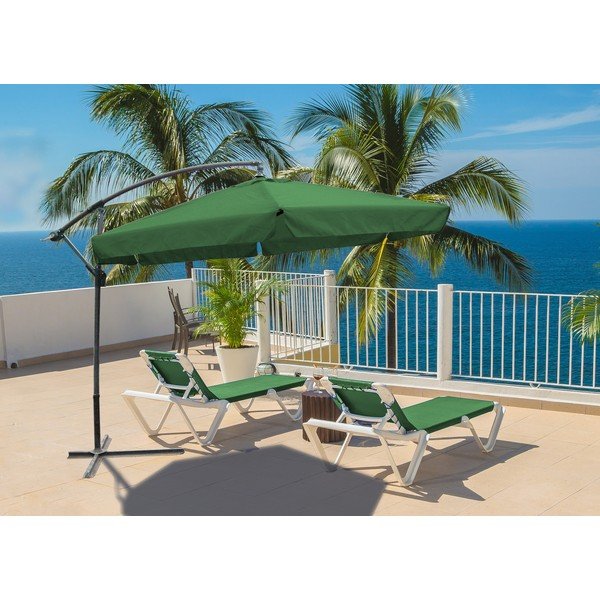 Zielony parasol ogrodowy ø 300 cm – Garden Pleasure-image-1