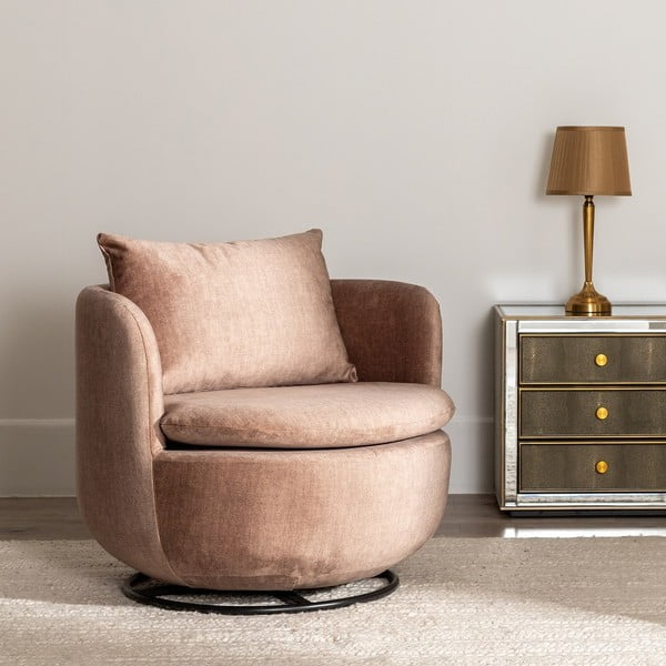 Jasnobrązowy fotel – Ixia-image-1