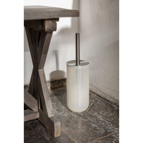 Kremowa szklana szczotka do WC Opal – Mette Ditmer Denmark-image-1