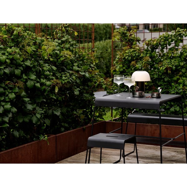 Czarny metalowy stół 58x75 cm A-Café – Zone-image-1