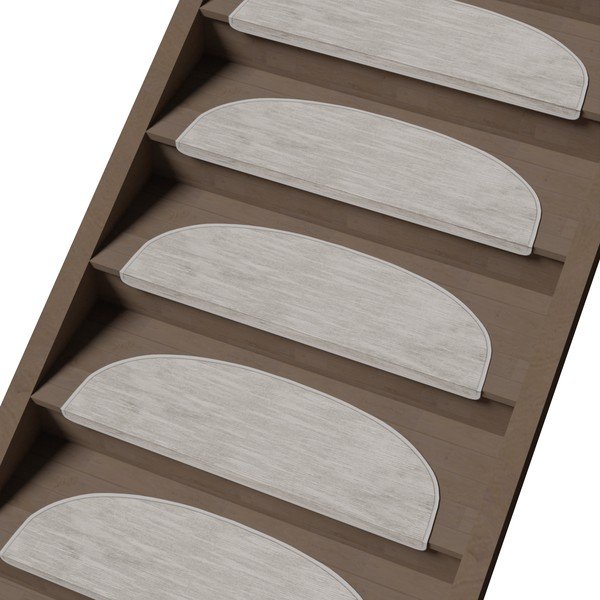 Kremowe dywaniki na schody zestaw 16 szt. 20x65 cm Desert Sand – Vitaus-image-1