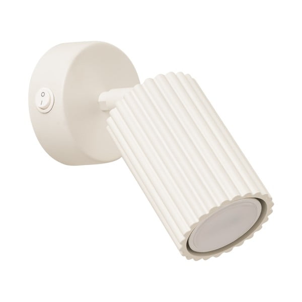 Kremowa lampa punktowa 8x16 cm Gleam – Sollux