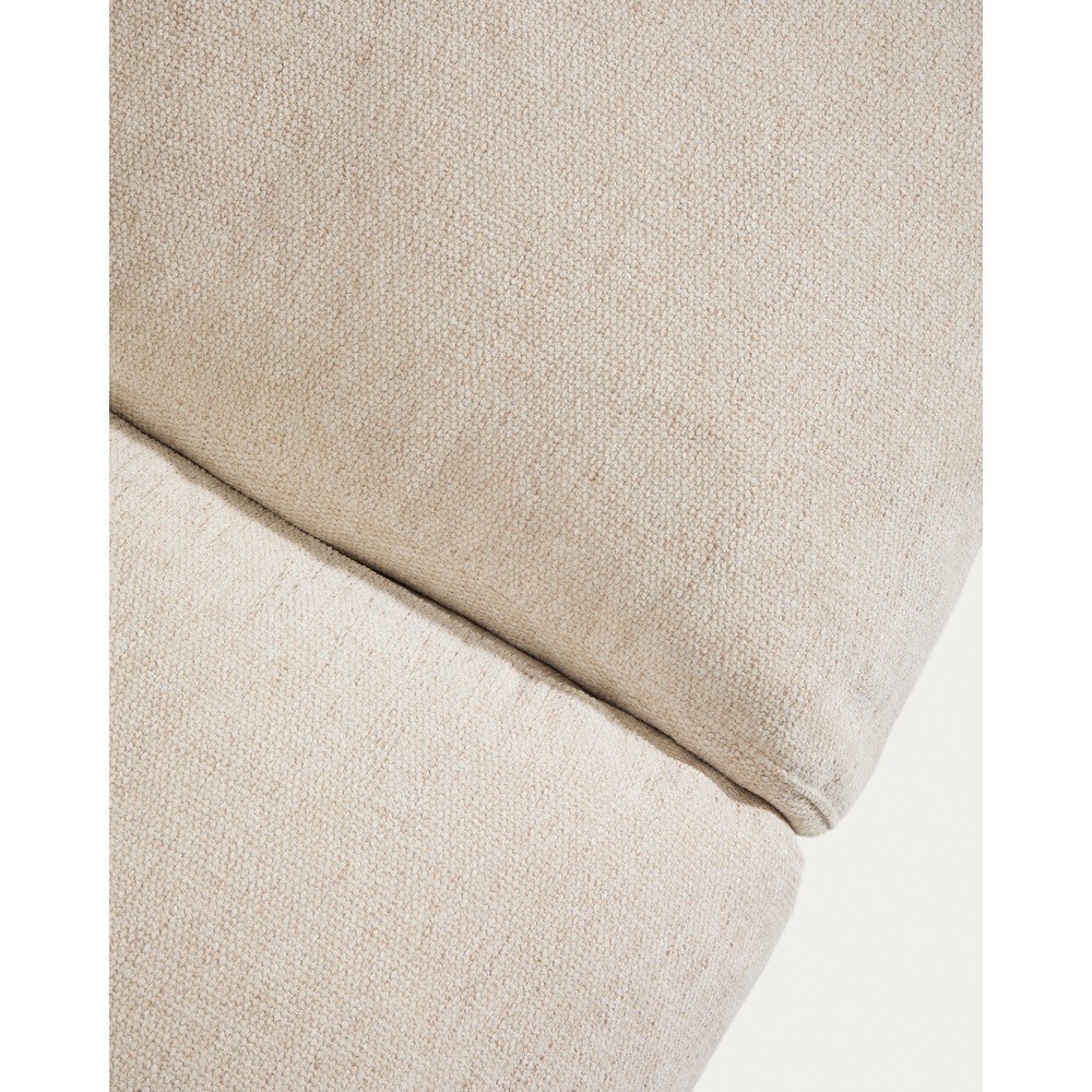 Beżowa sofa z tkaniny szenilowej 240 cm Veliro – Kave Home (zdjęcie 3)