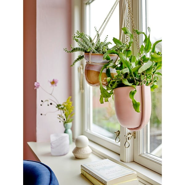 Metalowa wisząca osłonka na doniczkę Kati – Bloomingville-image-2