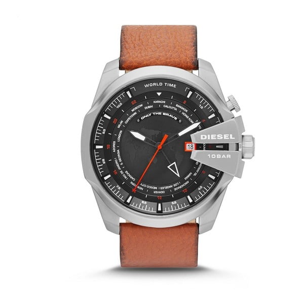 Zegarek męski Diesel ze skórzanym paskiem Donavan