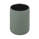 Zielony ceramiczny kubek na szczoteczki Wenko Belluno