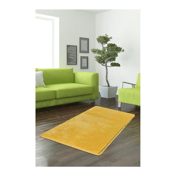 Żółty dywan Milano, 120x70 cm