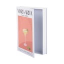 Biało-pomarańczowy papierowy pojemnik dekoracyjny 18x4x25 cm Margarita – PT LIVING