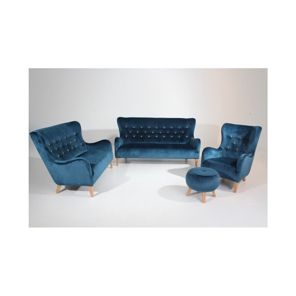 Niebieska sofa Max Winzer Medina, 190 cm-image-3