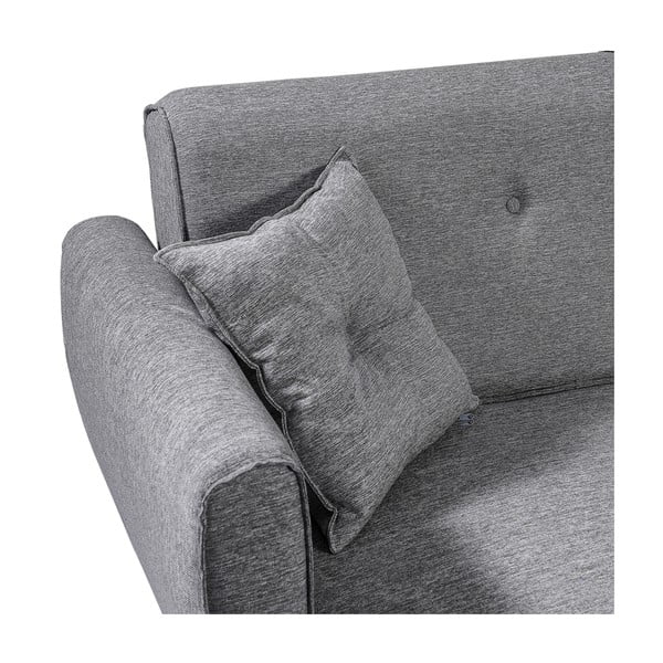 Szary rozkładany narożnik Aria – Balcab Home-image-1