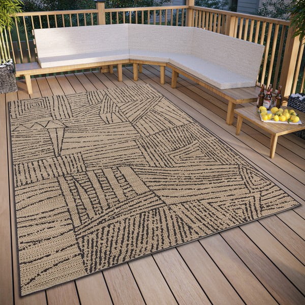 Beżowy dywan odpowiedni na zewnątrz 80x150 cm – Elle Decoration-image-1