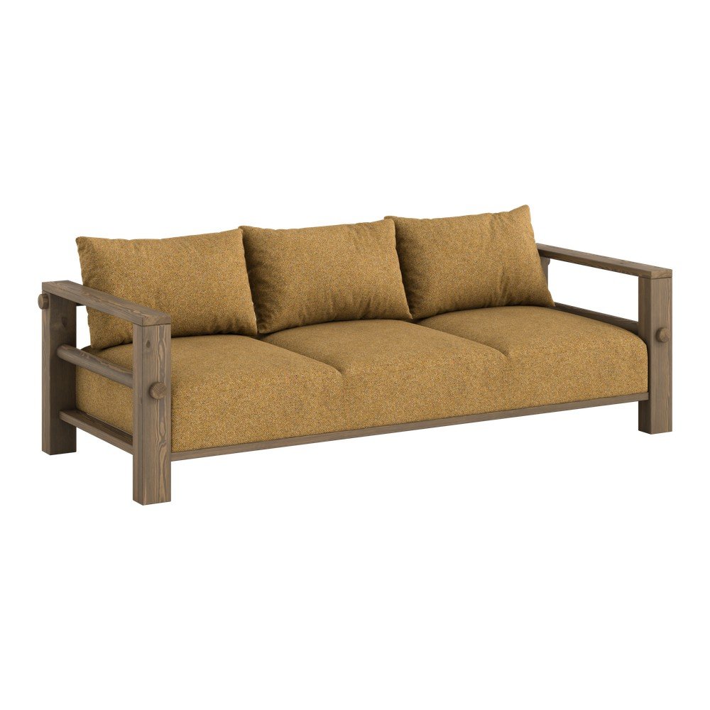 Sofa w kolorze ochry 225 cm Bare – Karup