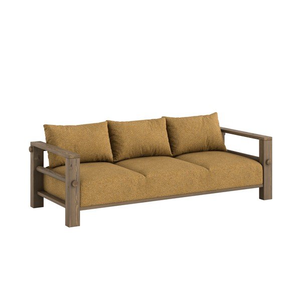 Sofa w kolorze ochry 225 cm Bare – Karup