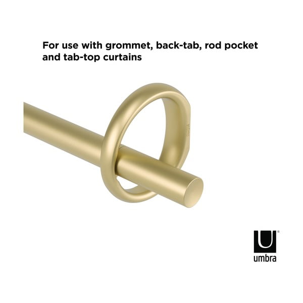 Stalowy regulowany karnisz 107 - 305 cm Ringlet – Umbra-image-4