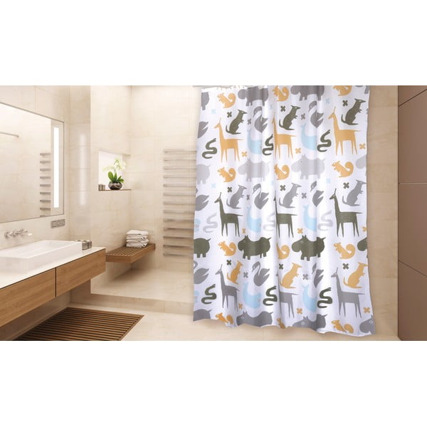 Zasłona prysznicowa 180x200 cm Noe – MSV-image-2