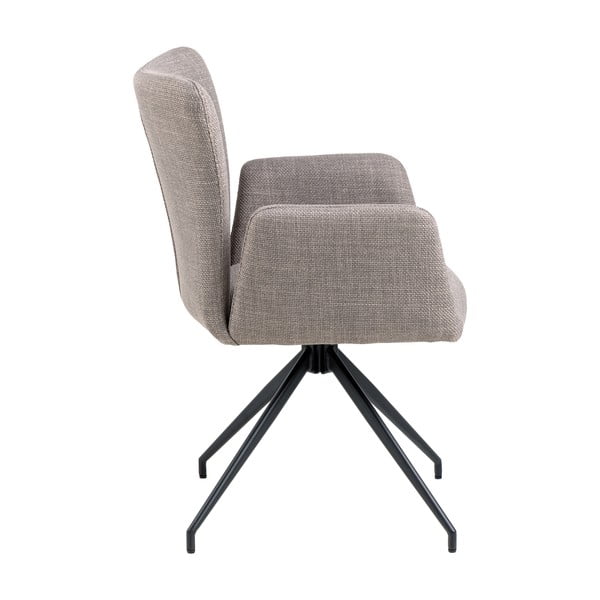 Szare tapicerowane fotele jadalniane zestaw 2 szt. Laura – Actona-image-4