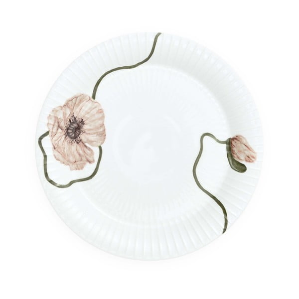 Biały porcelanowy talerz Kähler Design Hammershøi Poppy, ø 22 cm-image-2