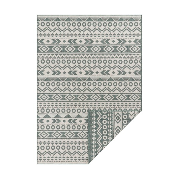 Zielono-biały dywan odpowiedni na zewnątrz Ragami Roma, 80x150 cm