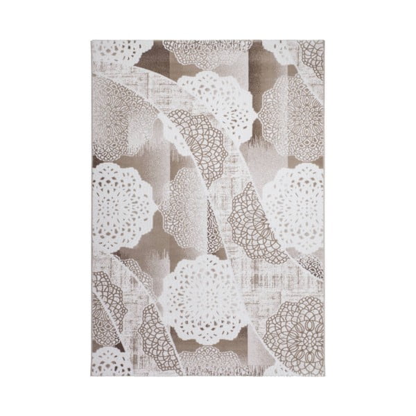 Brązowy dywan Kayoom Lace, 80x300 cm