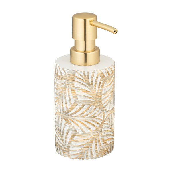 Beżowy dozownik do mydła z żywicy polimerowej 490 ml Terralba – Wenko-image-1