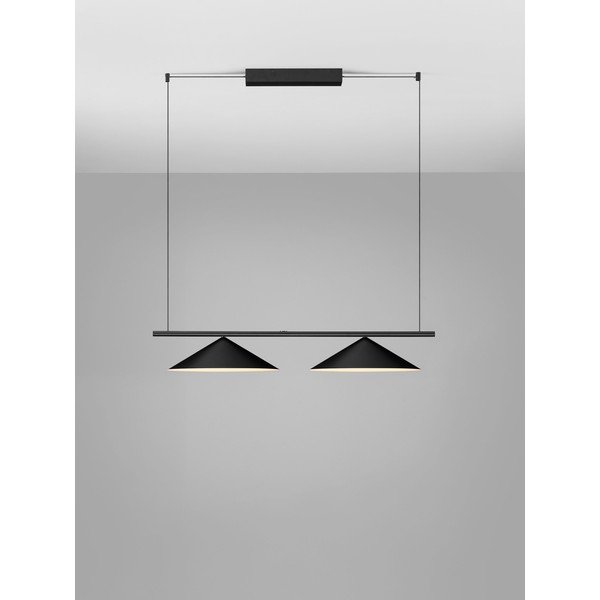 Aluminiowa lampa wisząca LED w kolorze matowej czerni Lui – Nova Luce-image-3