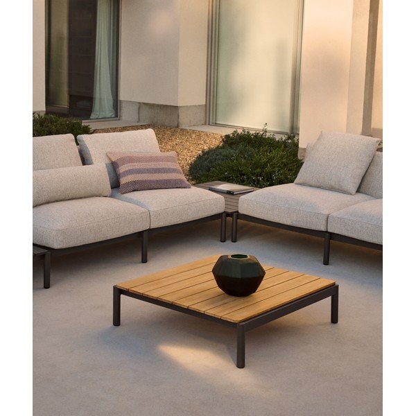 Stolik ogrodowy z litego drewna tekowego 57x91 cm Sorells – Kave Home-image-1
