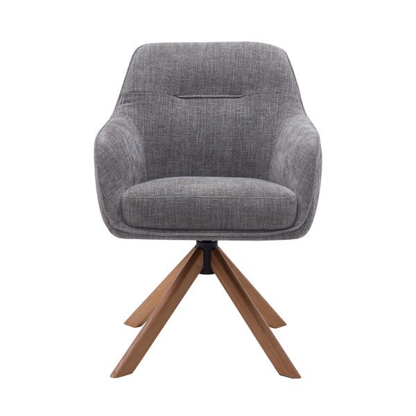 Szare tapicerowane fotele jadalniane zestaw 2 szt. Avola – Unique Furniture-image-4