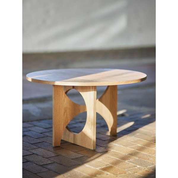 Okrągły stolik w dekorze jodły w naturalnym kolorze ø 80 cm Alden – Bloomingville-image-2