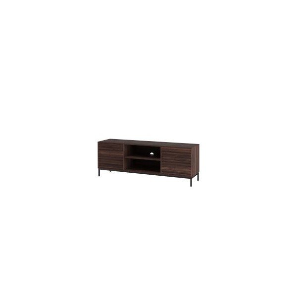 Szafka pod TV w dekorze orzecha w naturalnym kolorze 140x50 cm Celine – Støraa-image-1