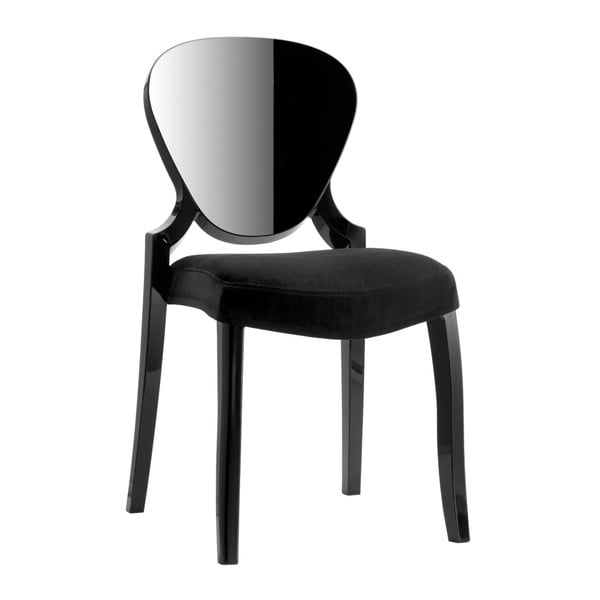 Czarne krzesło Pedrali Queen