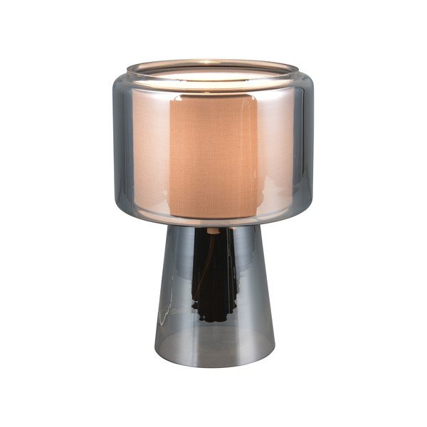 Szara lampa stołowa (wysokość 29 cm) Rocka – Trio-image-3