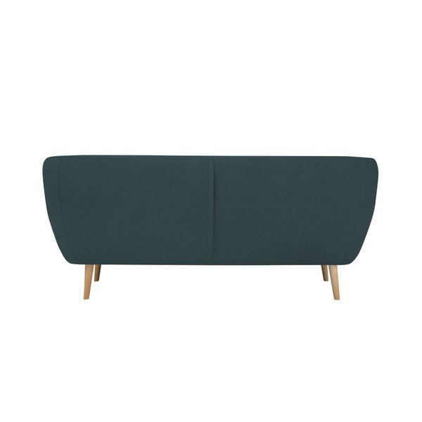 Jasnoniebieska sofa 2-osobowa z jasnymi nogami Mazzini Sofas Sicile-image-2