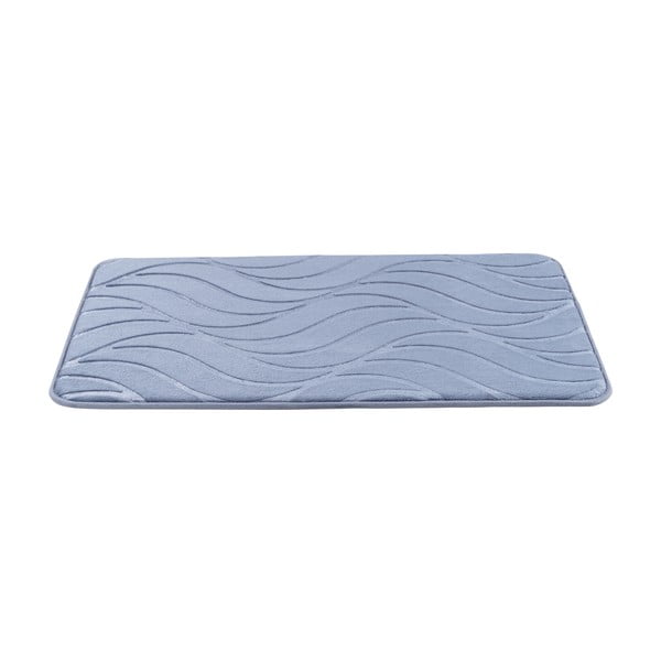 Niebieski dywanik łazienkowy z pianki z pamięcią kształtu 50x80 cm Tropic – Wenko