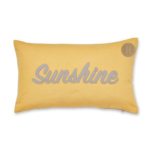 Żółta bawełniana poduszka dekoracyjna Cooksmart ® Sunshine, 30x50 cm-image-2