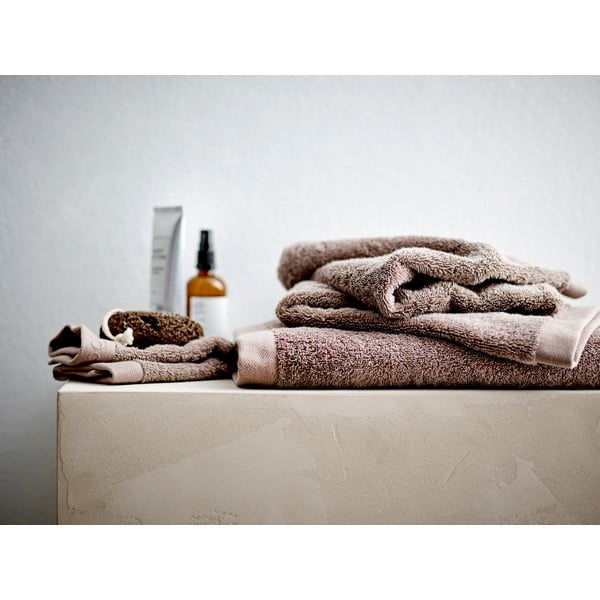 Brązowy bawełniany ręcznik frotte 30x30 cm Comfort – Södahl-image-1