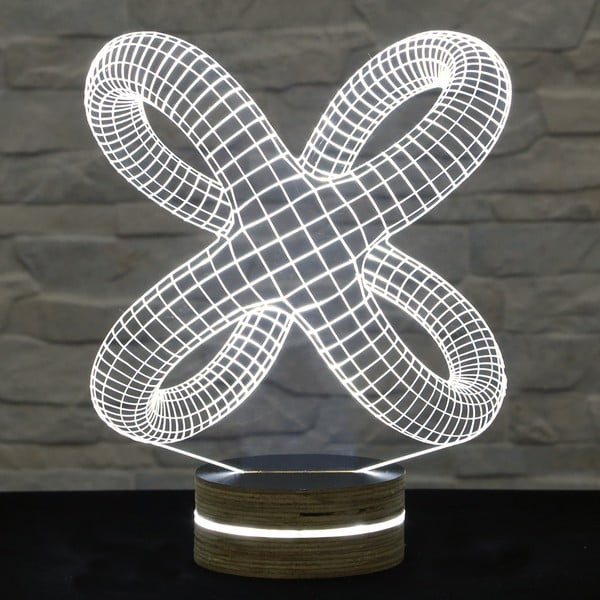 Lampa 3D stołowa Abstract III