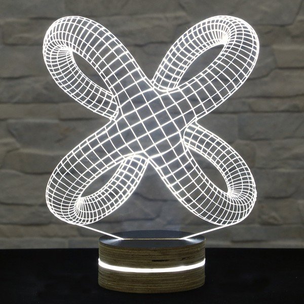 Lampa 3D stołowa Abstract III