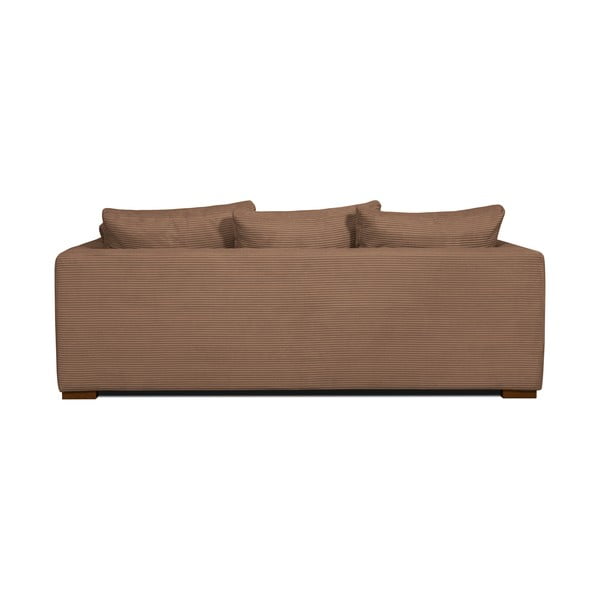 Jasnobrązowa sztruksowa sofa 175 cm Comfy – Scandic-image-3