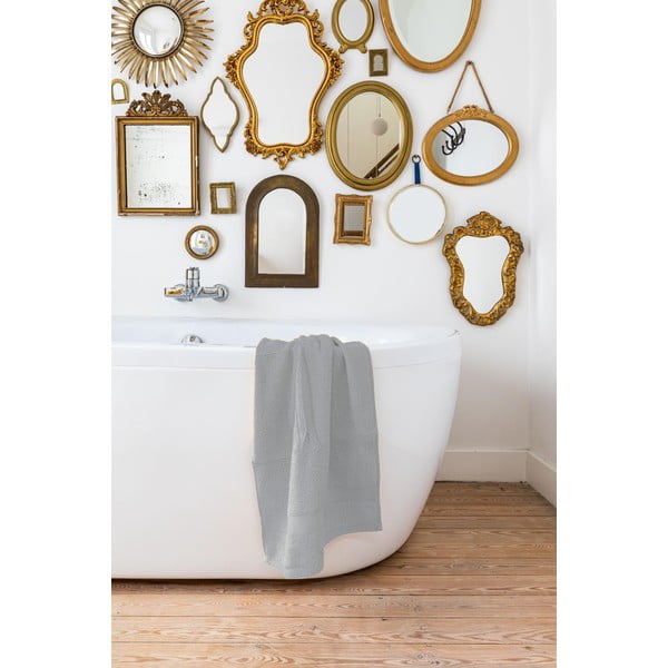 Jasnoszary ręcznik Tiseco Home Studio, 50x100 cm-image-1