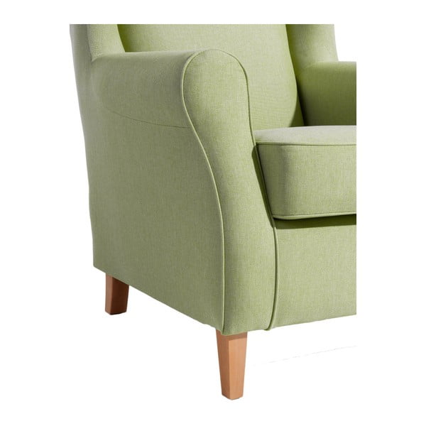 Zielony fotel uszak Max Winzer Lorris Apple-image-4