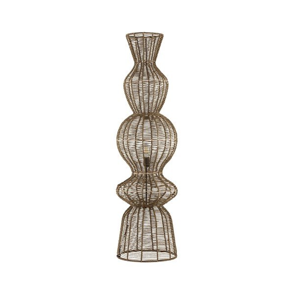 Lampa stojąca z liny w naturalnym kolorze (wysokość 136 cm) Breena – Nova Luce