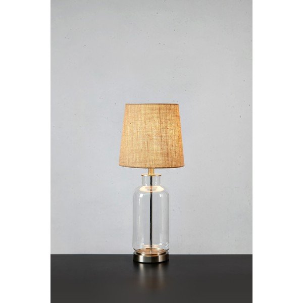Lampa stołowa z kloszem z juty (wys. 60 cm) Costero – Markslöjd-image-1