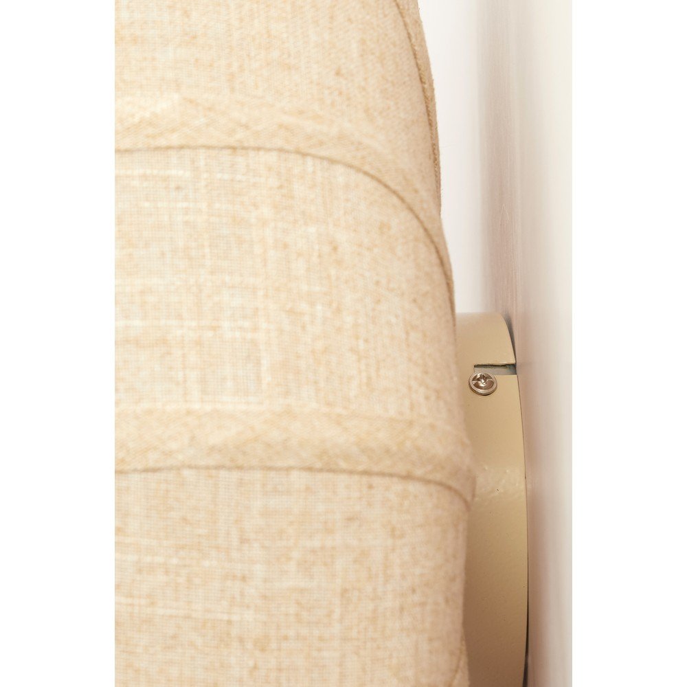 Beżowa lampa sufitowa z tekstylnym kloszem ø 40 cm Zosia – Light & Living (zdjęcie 5)